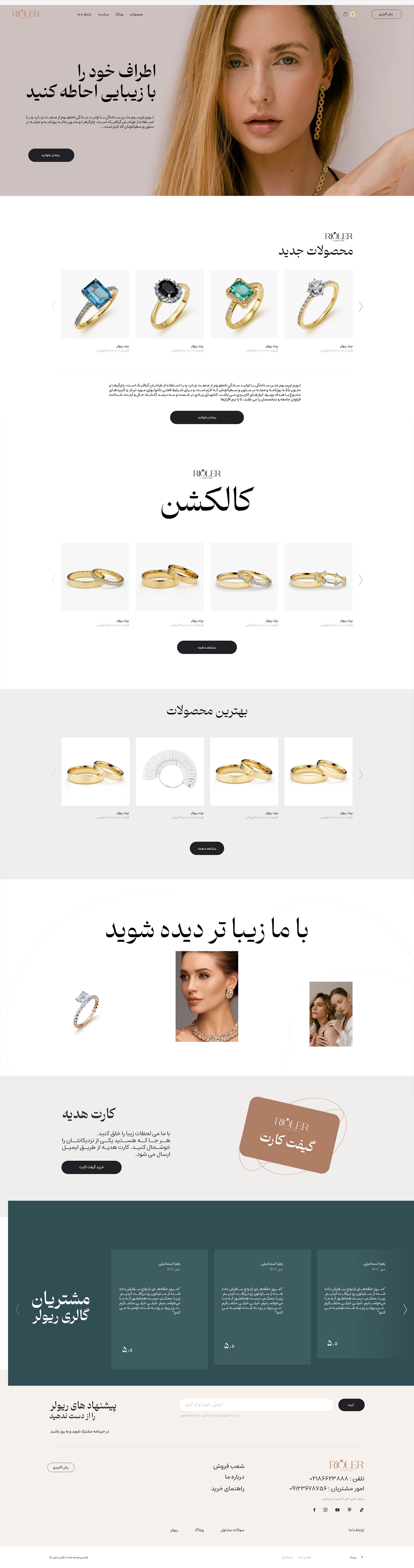 تصویر کامل و با کیفیت نمونه وبسایت دایان