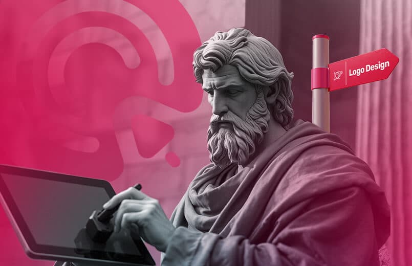 تصویر طراحی لوگو و برندبوک